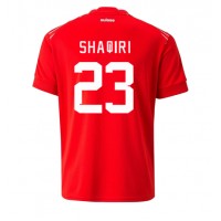 Koszulka piłkarska Szwajcaria Xherdan Shaqiri #23 Strój Domowy MŚ 2022 tanio Krótki Rękaw